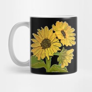 Three Sunflowers Mug